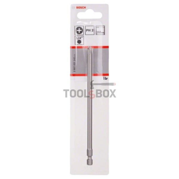 Накрайник кръстат BOSCH 2607001540 Extra Hard, PH 2x152мм