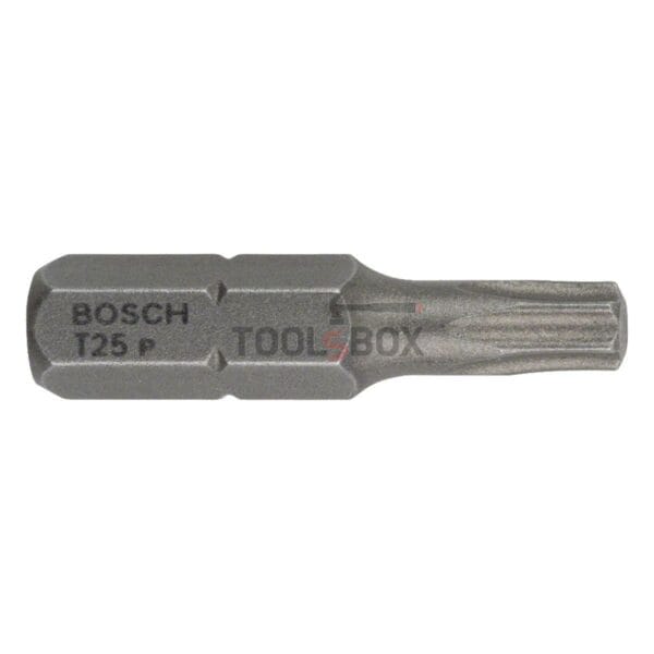 Накрайник звезда BOSCH 2607001615 Extra Hard, TORX T25x25мм, 3 броя