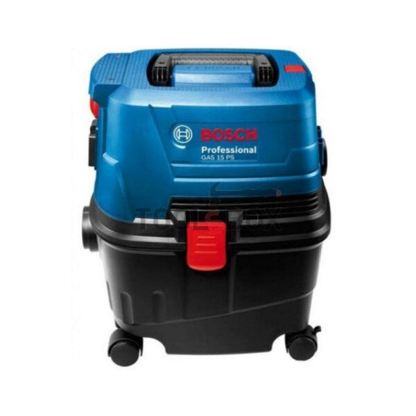 Прахосмукачка Bosch GAS 15 PS Professional, 1100 W, 1980 л/мин, 10л
