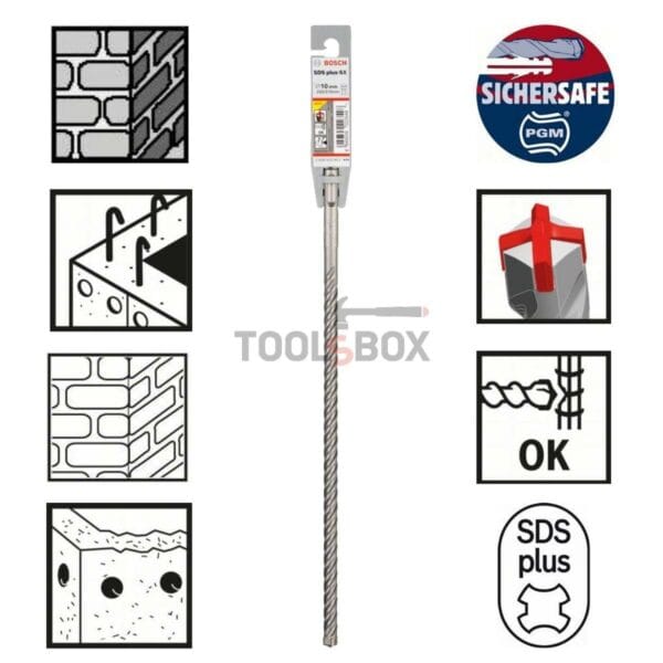 Свредло за бетон BOSCH SDS plus-5X, 10x250х310мм