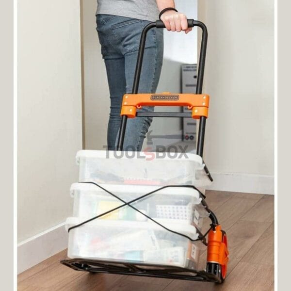 Транспортна количка с гумени колела DEWALT Black and Decker, 65 кг.