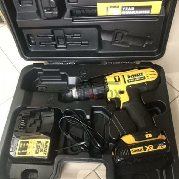 Акумулаторен Ударен Винтоверт DeWalt DCD776S1T , Li-Ion , 18V , 42 Nm + куфар - Image 2