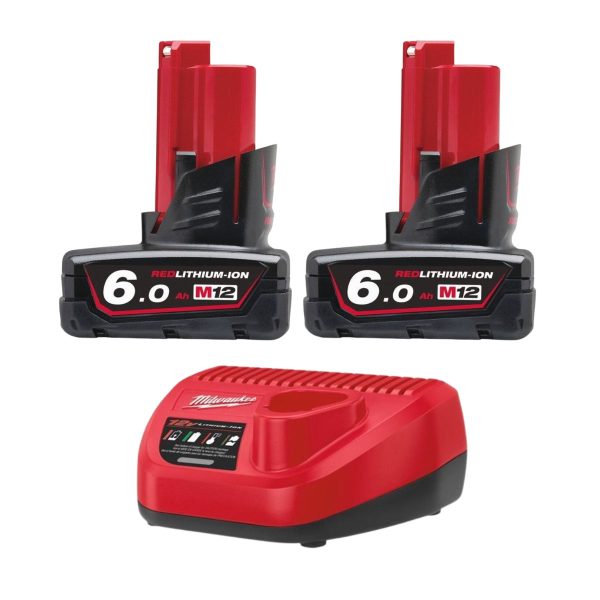 Комплект винтоверт и перфоратор Milwaukee M12PP2B-602X, 12V