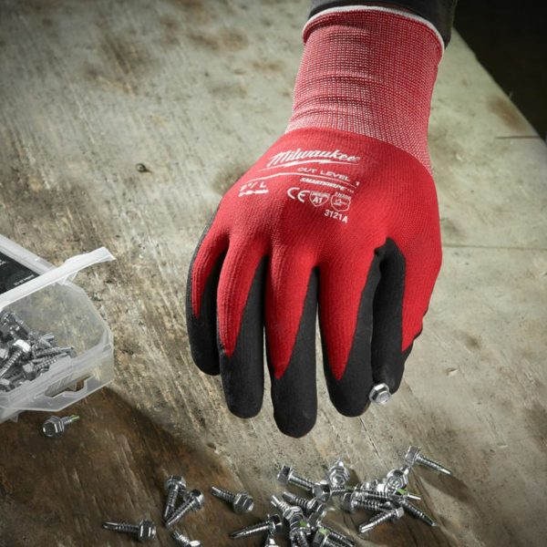 Предпазни ръкавици Milwaukee 4932471416, 8/M против срязване LEVEL 1