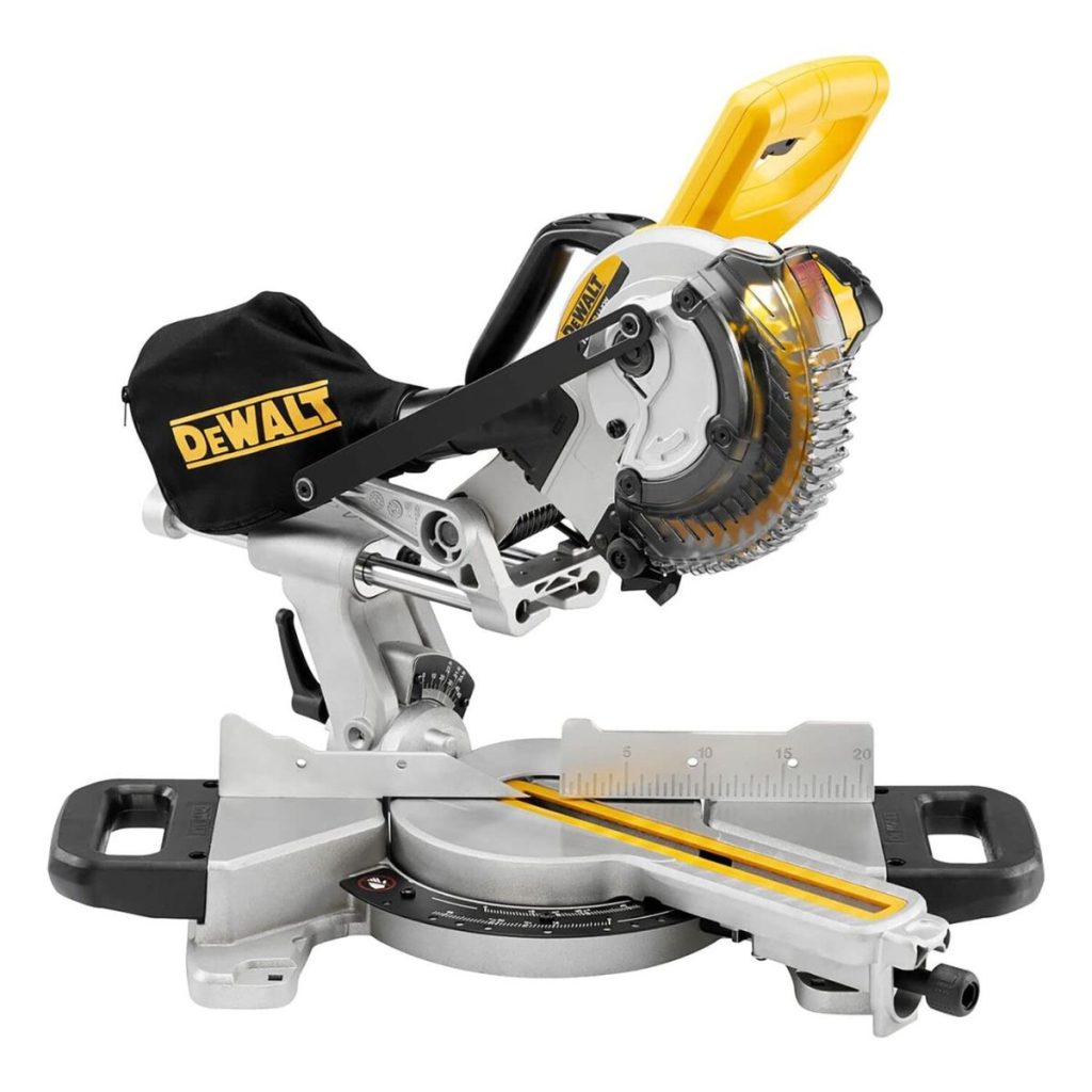 Акумулаторен настолен циркуляр с герунг DeWALT DCS365N, 18V, ф 184мм