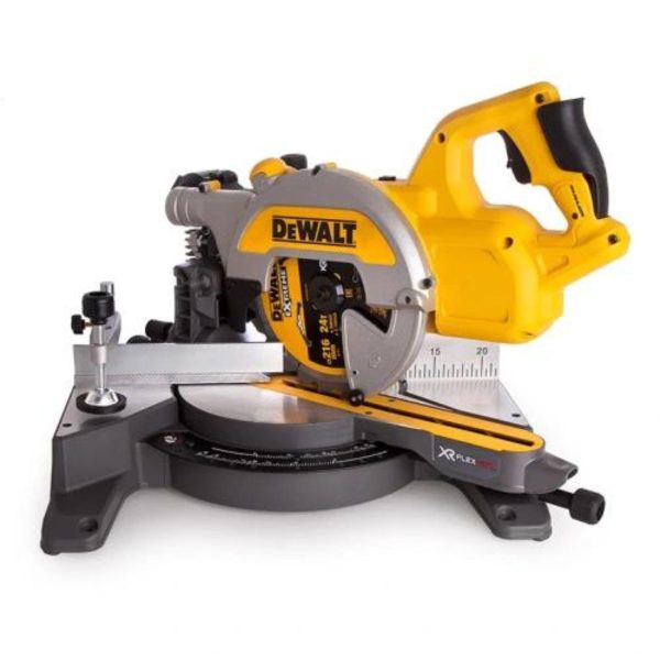 Акумулаторен настолен циркуляр с герунг DeWALT DCS777N, 54 V, ф 216 мм