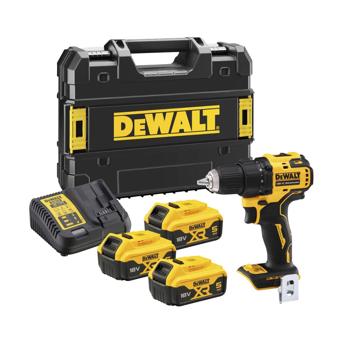Акумулаторен винтоверт DeWalt DCD708P3T, 18V, 65Nm 1 Акумулаторен винтоверт DeWalt DCD708P3T, 18V, 65Nm