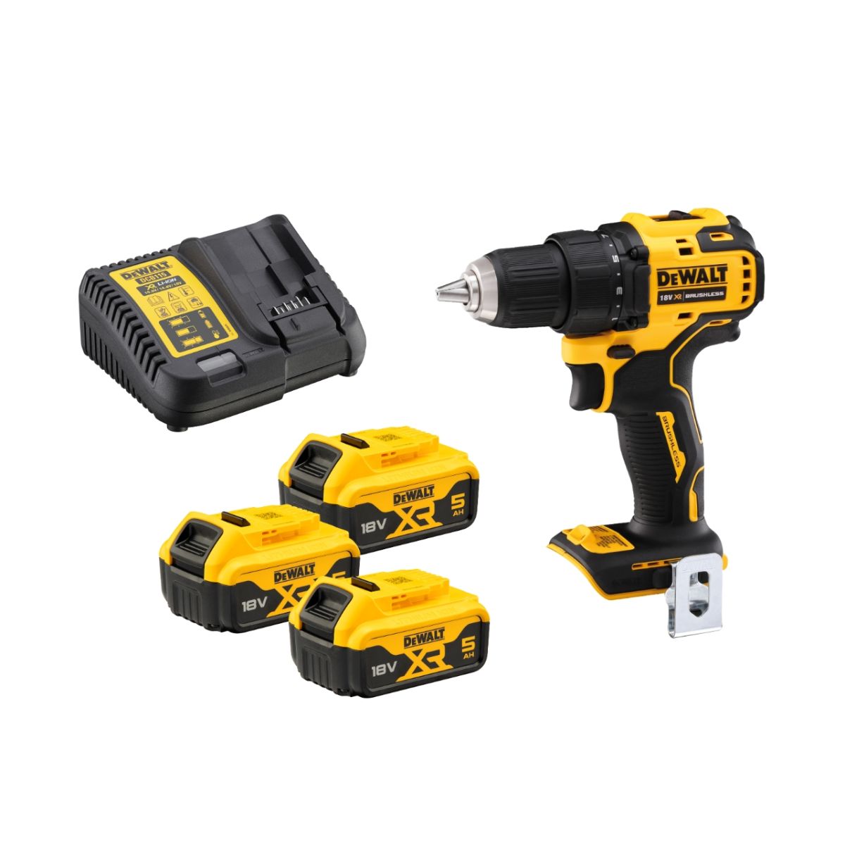 Акумулаторен винтоверт DeWalt DCD708P3T, 18V, 65Nm 2 Акумулаторен винтоверт DeWalt DCD708P3T, 18V, 65Nm