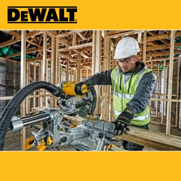 Настолен циркуляр с герунг DeWalt DWS727, 1675W, 250мм