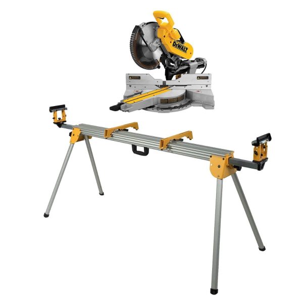 Настолен циркуляр с герунг DeWalt DWS780, 1675W, 305мм + Маса DE7023