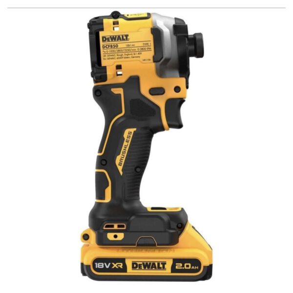 Акумулаторен ударен винтоверт DeWALT DCF850D2T, безчетков 18V, 206Nm - Image 2