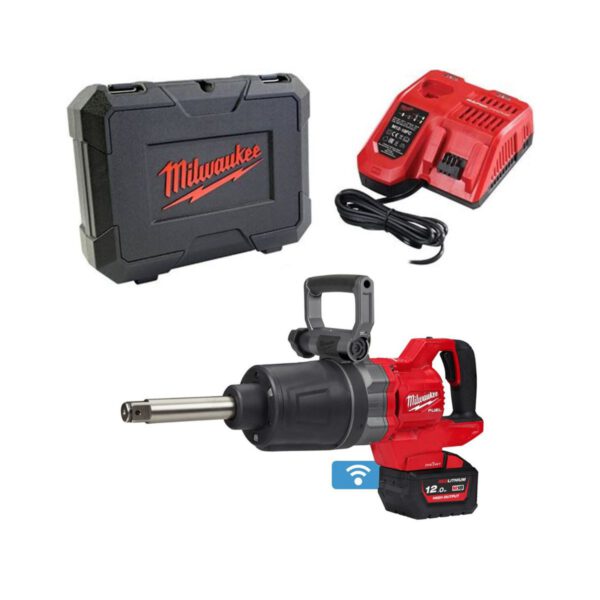 Акумулаторен гайковерт Milwaukee M18 ONEFHIWF1D-121C, 1", 2711Nm