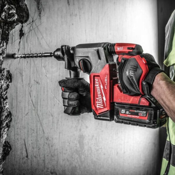 Акумулаторен перфоратор Milwaukee M18FHX-0, 18V, SDS-plus, 2.5J, 26mm