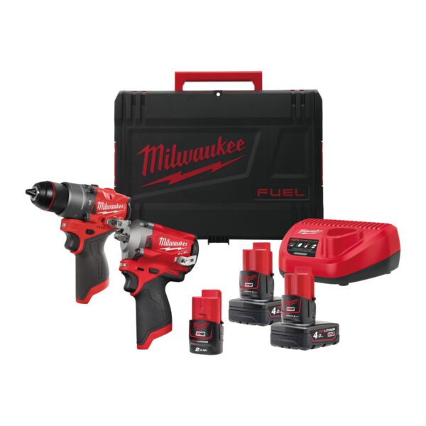Акумулаторен сет 2 машини Milwaukee M12FPP2H2-423X 12V