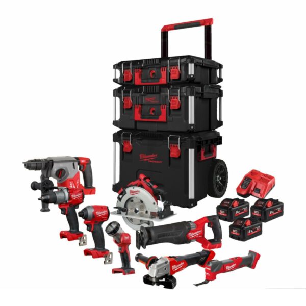 Акумулаторен сет машини Milwaukee M18FPP8B-553P M18 Безчеткови