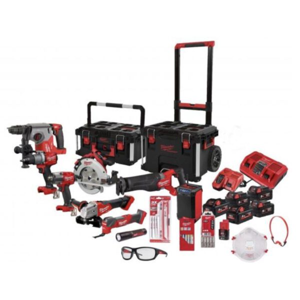 Акумулаторен сет машини Milwaukee M18FPP9A-556P M18 Безчеткови