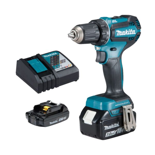 Акумулаторен Винтоверт - Бормашина Makita DDF485FYX3, Безчетков, 18V, 50 Nm