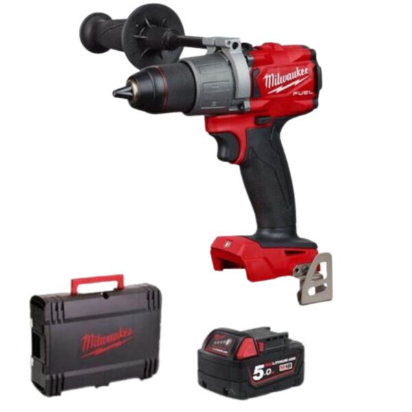 Акумулаторен Винтоверт Milwaukee M18FPD2-0 ,135 Nm + Батерия M18B5 5 Ah