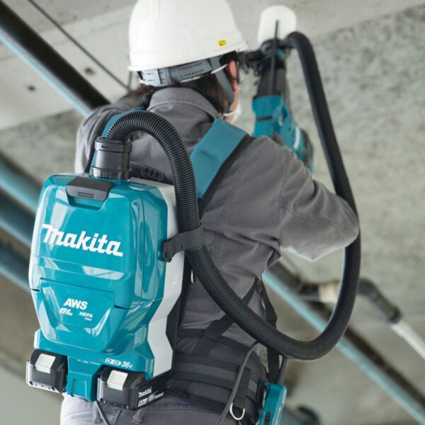 Гръбна прахосмукачка Makita DVC265ZXU 18V+18V