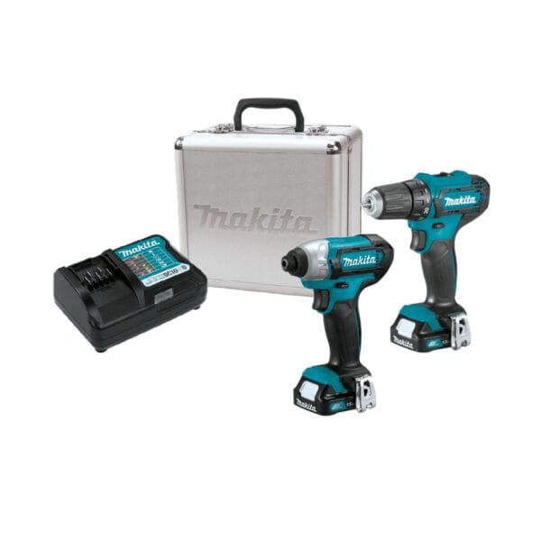 Комплект акумулаторен винтоверт и гайковерт MAKITA CLX224X, DF333D, TD110D