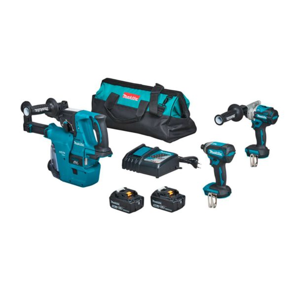 Комплект акумулаторни безчеткови машини Makita DLX3154TX1 / 18V - LXT
