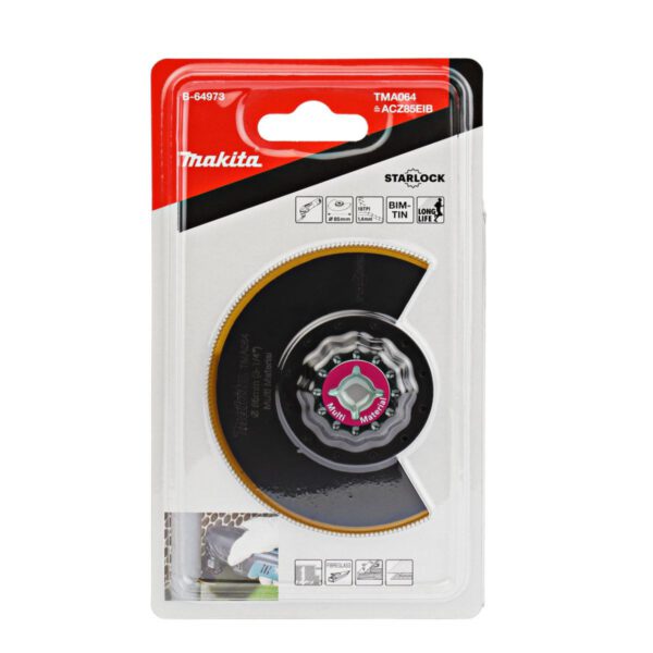 Нож за осцилатор Makita B-64973 85mm Multi material - Полудиск за мултиинструмент