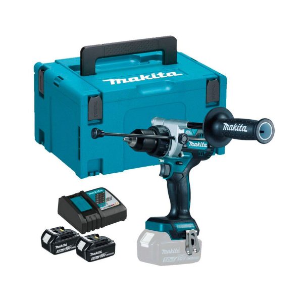 Акумулаторен безчетков ударен винтоверт Makita DHP486RTJ / 18V - LXT