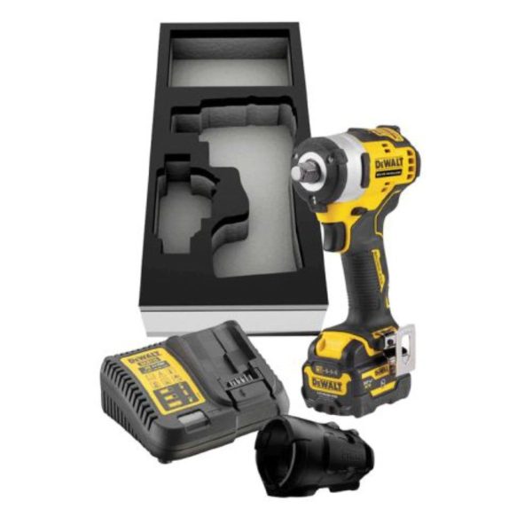 Акумулаторен безчетков гайковерт DeWALT DCF901P1G ,12 V, 340 Nm, 1/2",