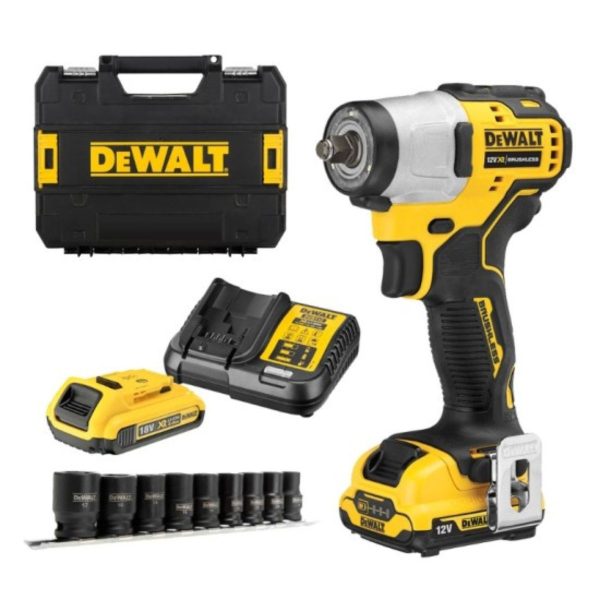 Акумулаторен ударен гайковерт DeWALT DCF902D2K, 270 Nm, 12 V, 3/8"