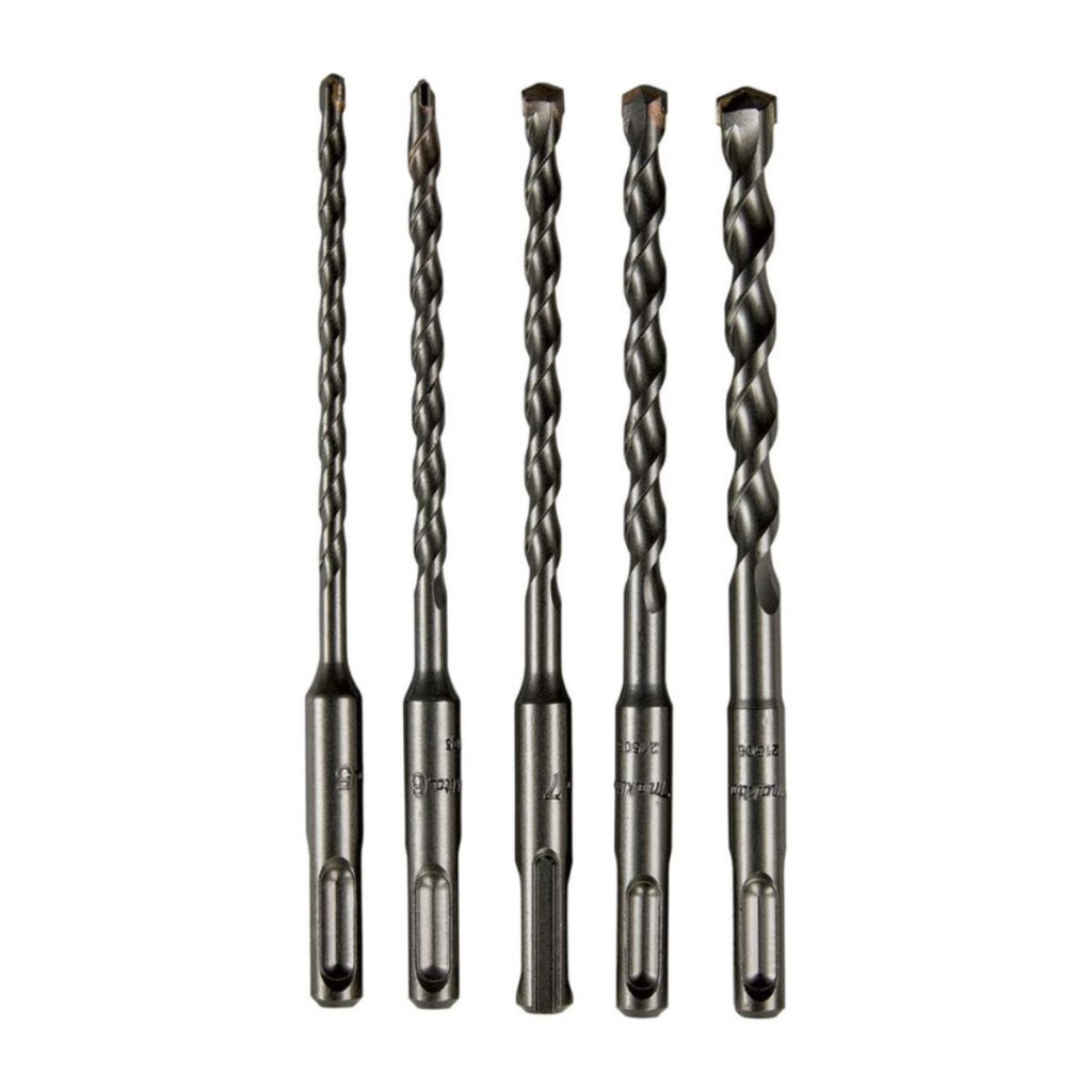 Комплект свредла за бетон Makita D-20703 / SDS-plus - 5 части