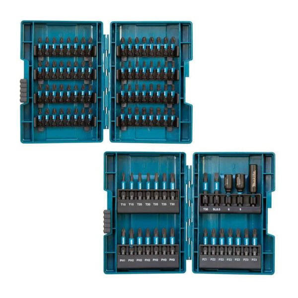 Комплект ударни накрайници / битове с магнитен държач Makita E-03109 - 90 части