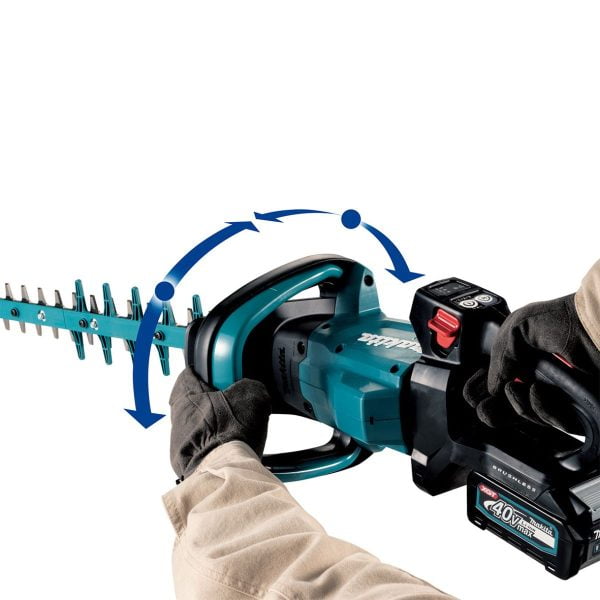 MAKITA UH008GZ Акумулаторен професионален храсторез 40 V, 600 мм, XGT