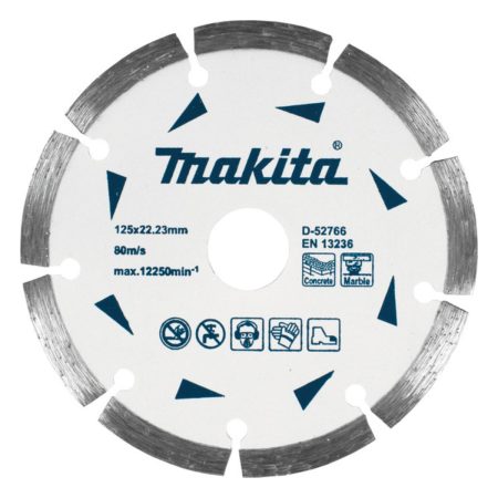 Диамантен диск за сухо рязане Makita D-52766, ф 125х1.8x22.23мм