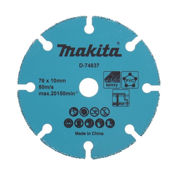 Карбиден диск за рязане на дърво 76 мм Makita D-74837