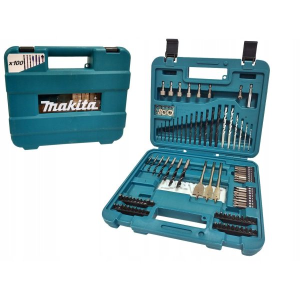 Комплект накрайници и свредла Makita 100 части