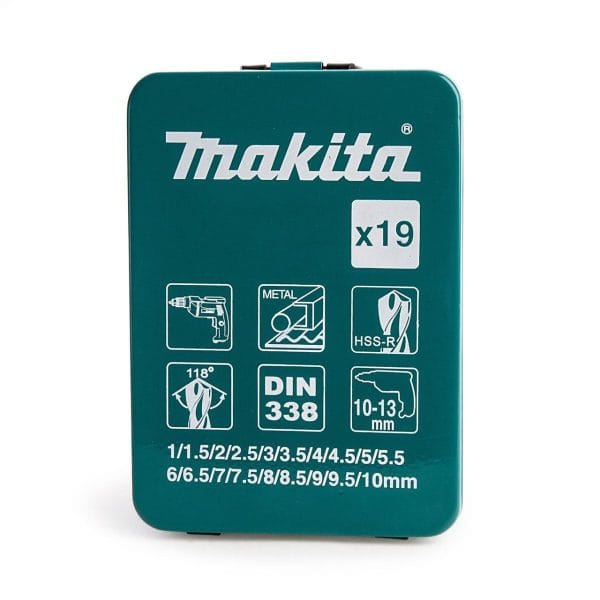 Комплект свредла за метал Makita D-54081, HSS-R - 19 броя