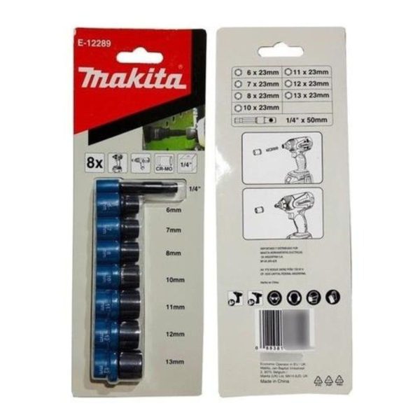 Комплект ударни вложки Makita E-12289 1/4" - 8 части