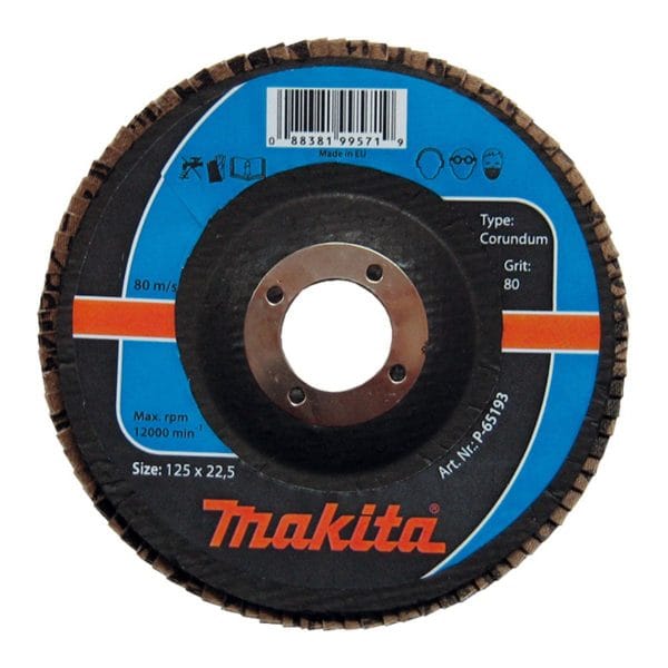 Ламелен диск ф 125x22, 23mm K40 Makita P-65171