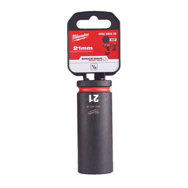 Ударна вложка Milwaukee 21 мм, 1/2", 78 мм
