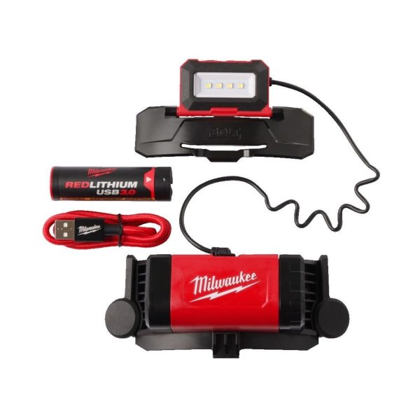 Акумулаторен челник за каска Milwaukee L4BOLTHL-301 USB - 600 LUMENS, IP54