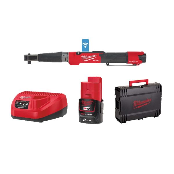 Акумулаторен динамометричен гаечен ключ Milwaukee M12 ONEFTR12-201C, 12 V, 203,4Nm