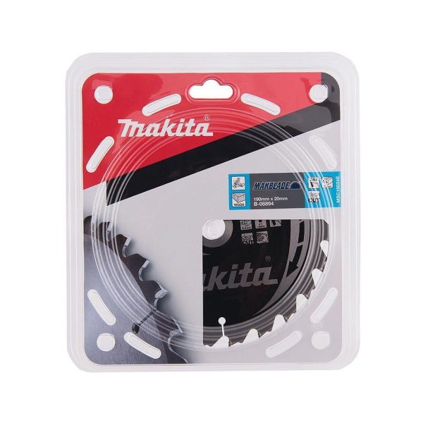 Циркулярен диск за дърво Makita B-08894, TCT, 190мм x 20мм x 24