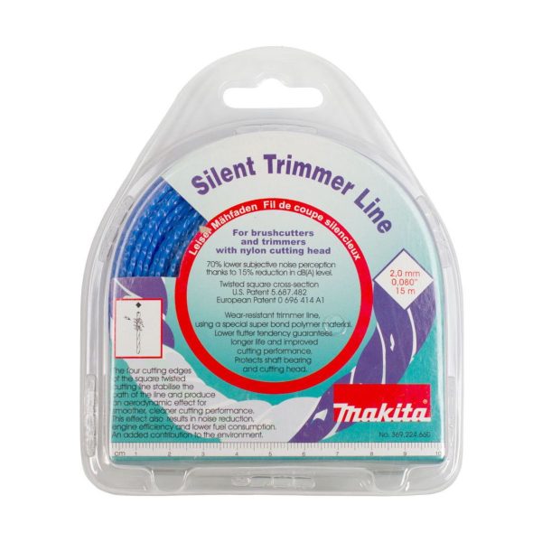 Корда за тример Makita 369224660, 15м, 2мм