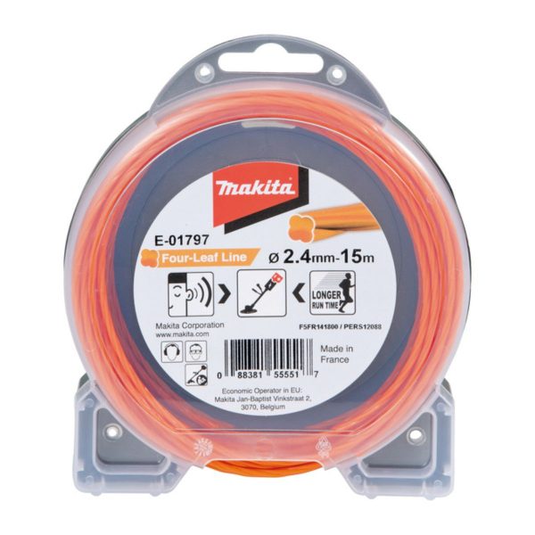 Корда за тример Makita E-01797, 15м, 2.4мм