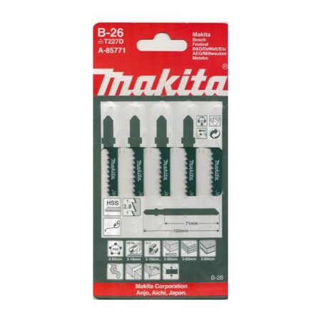 Makita A-85771 Нож за прободен трион, B-26, 71мм, 5бр