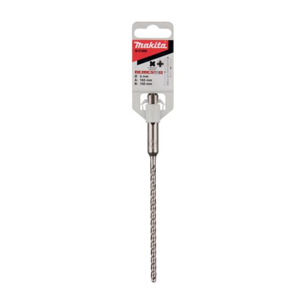 Свредло за бетон Nemesis || Makita B-57906, 165 x 5 мм, SDS-Plus