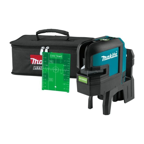 Акумулаторен лазерен нивелир Makita SK106GDZ, 12 V, 3 линии, червен