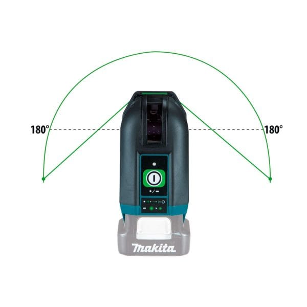 Акумулаторен лазерен нивелир Makita SK106GDZ, 12 V, 3 линии, червен