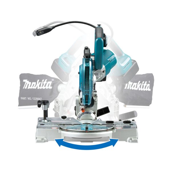 Акумулаторен настолен циркуляр Makita DLS600Z, 18 V, 165 мм