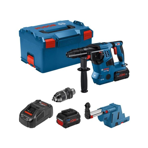 Акумулаторен перфоратор Bosch GBH 18V-28 CF Professional 0611921003, 3.3 J, SDS plus